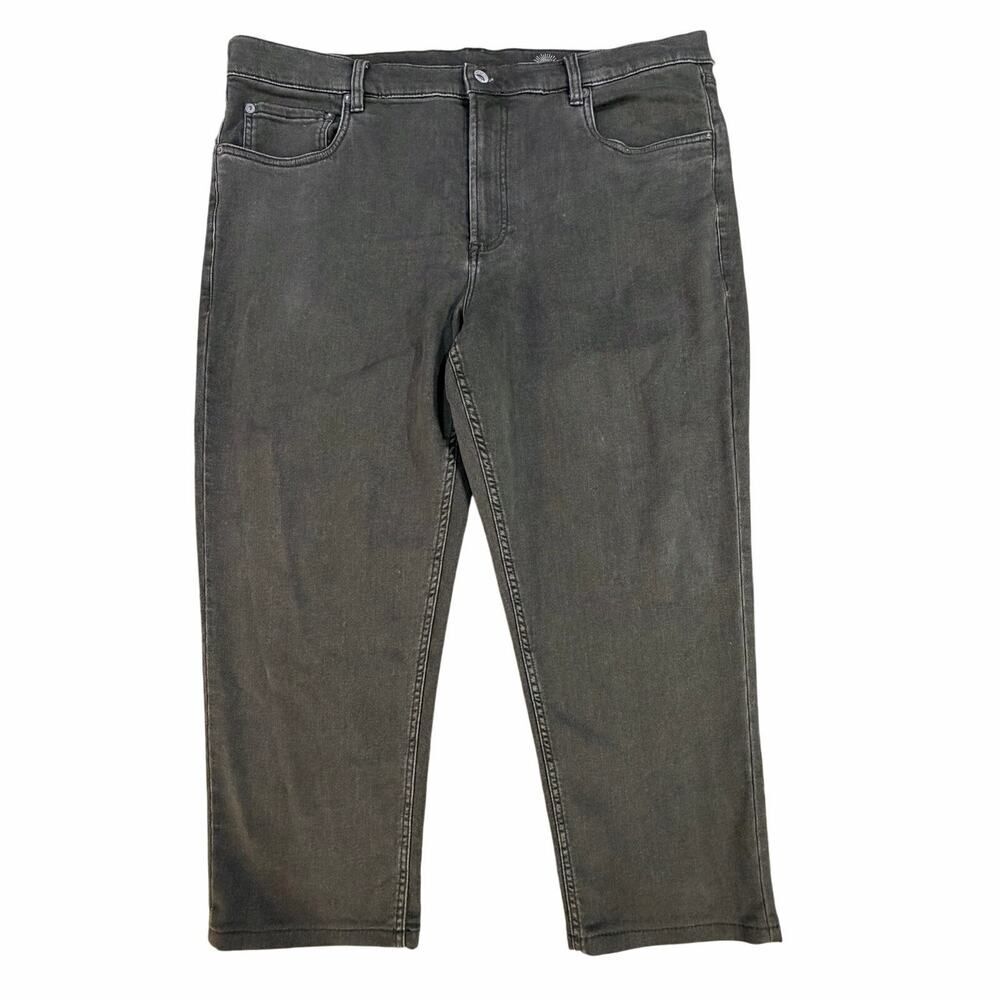 Faherty Stretch Terry 5-Pocket Pant Olive Twill Mens 38” Custom Short Inseam 25”